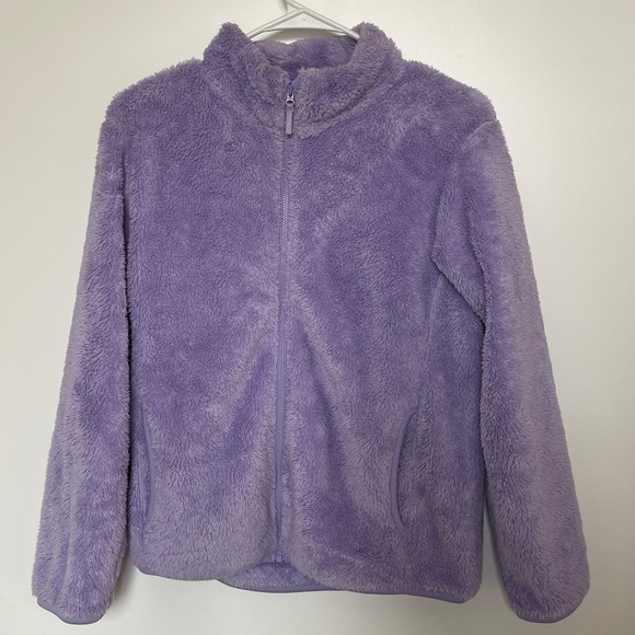 Uniqlo fuzzy zip up - Picture 2 of 5